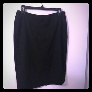 Black pencil skirt
